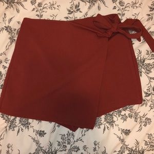 Rust colored skort!!